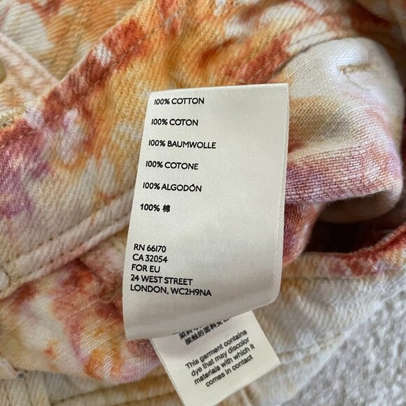 Free People | She's A Legend Tie Dye Harem Shorts - Size 10 - Picture 7 of 10